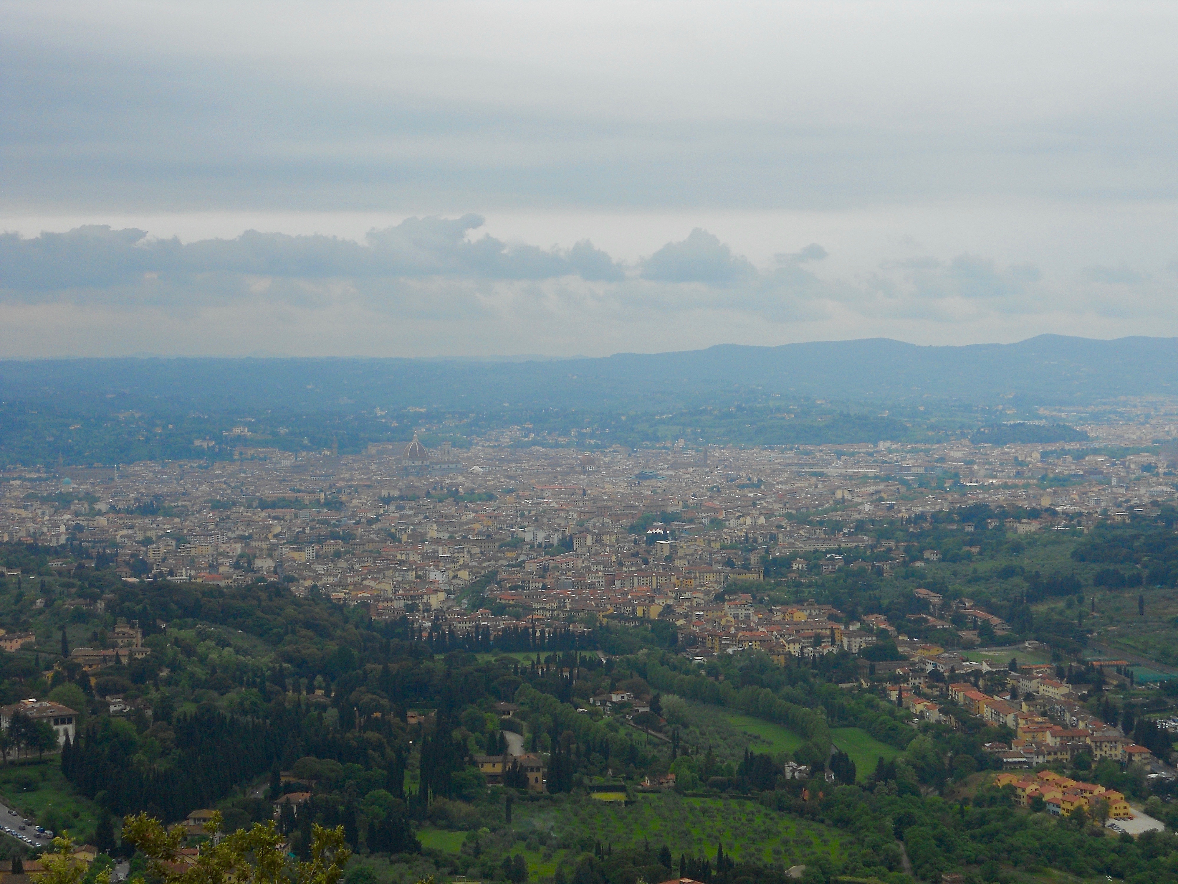 Florence in the distance from Fiesole