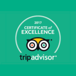Trip Advisor - certificate of excellence 2017