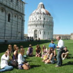 Our guide Gabriele at Piazza dei Miracoli
