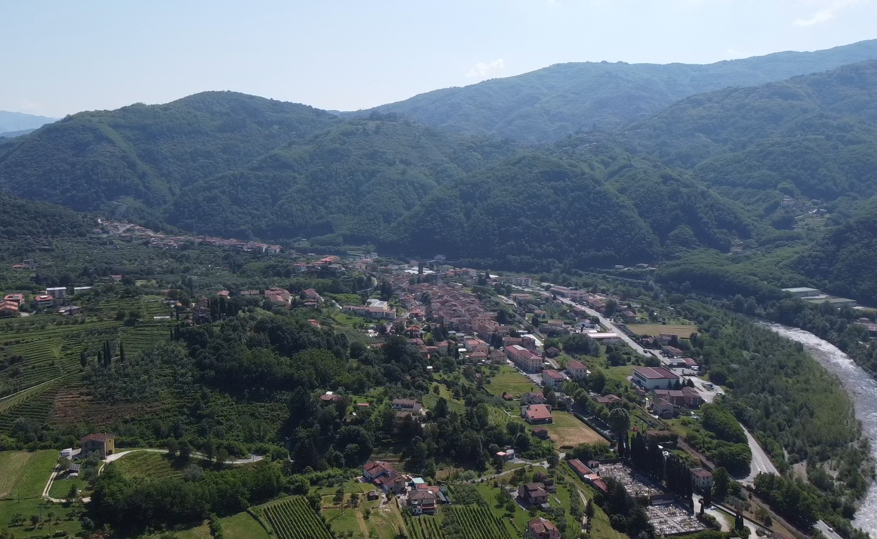 A view of Borgo a Mozzano